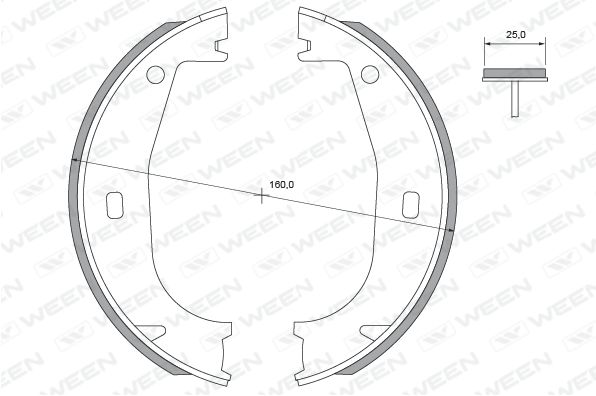 WEEN Piduriklotside komplekt,seisupidur 152-2396