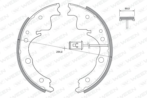 WEEN Piduriklotside komplekt 152-2400