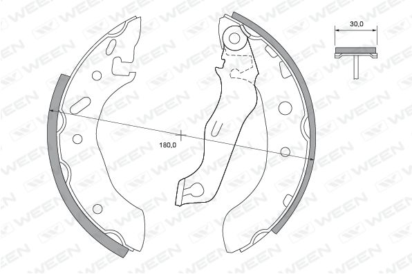 WEEN Piduriklotside komplekt 152-2404