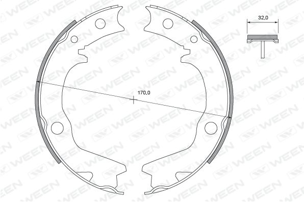 WEEN Piduriklotside komplekt,seisupidur 152-2489