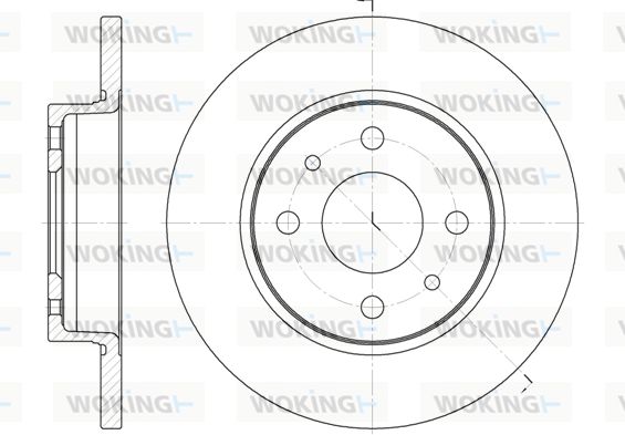 WOKING Piduriketas D6089.00