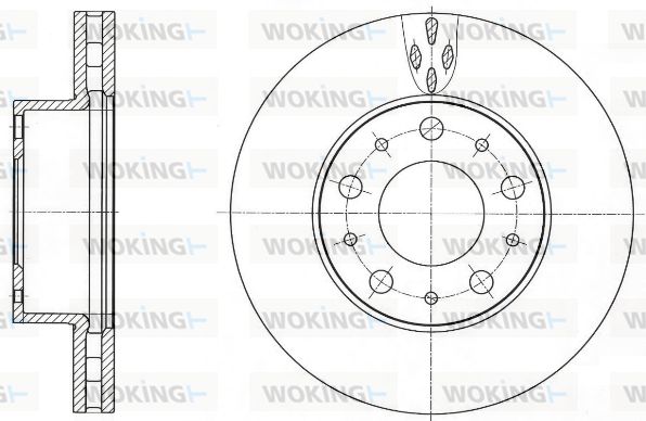 WOKING Piduriketas D61015.10