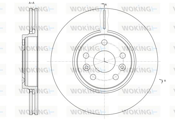 WOKING Piduriketas D61477.10