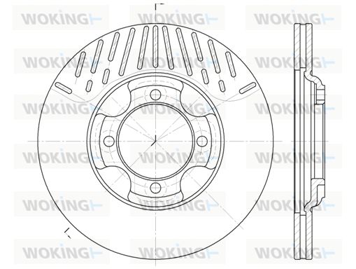 WOKING Piduriketas D6381.10