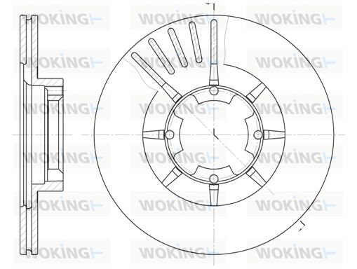 WOKING Piduriketas D6428.10