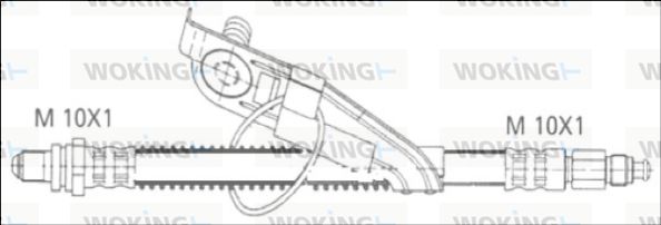 WOKING Тормозной шланг G1903.67