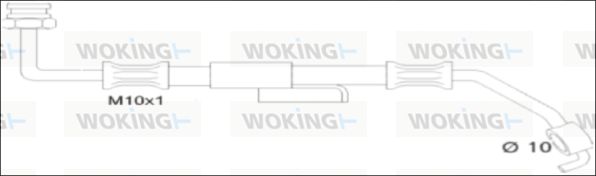 WOKING Pidurivoolik G1903.78