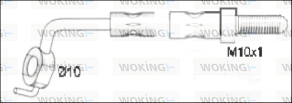 WOKING Pidurivoolik G1903.92