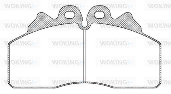 WOKING Piduriklotsi komplekt,ketaspidur JSA 12993.00