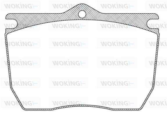 WOKING Комплект тормозных колодок, дисковый тормоз JSA 9243.00