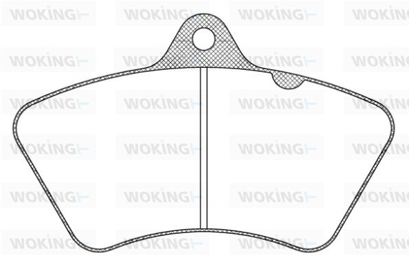 WOKING Piduriklotsi komplekt,ketaspidur JSA 9263.20