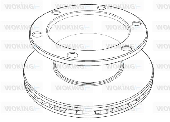 WOKING Тормозной диск NSA1194.20