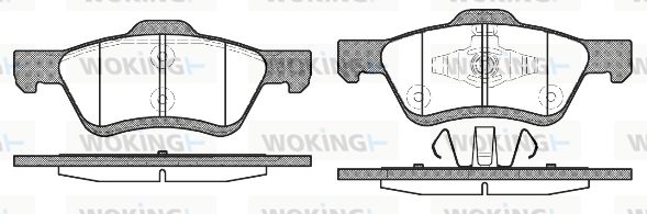 WOKING Piduriklotsi komplekt,ketaspidur P10243.00