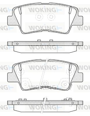 WOKING Piduriklotsi komplekt,ketaspidur P12623.52