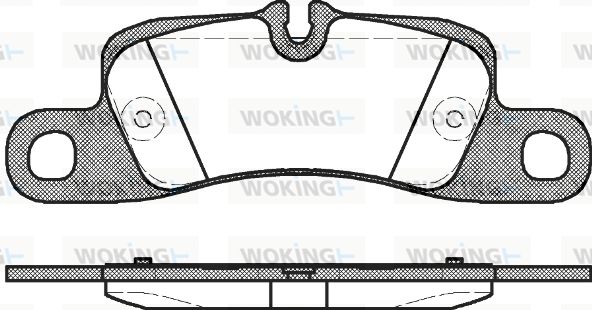 WOKING Piduriklotsi komplekt,ketaspidur P12793.00