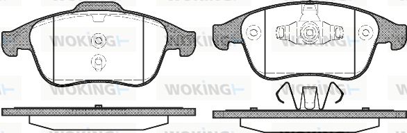 WOKING Piduriklotsi komplekt,ketaspidur P12893.00