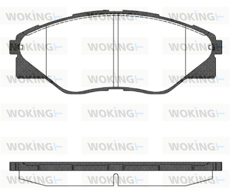 WOKING Piduriklotsi komplekt,ketaspidur P15663.00