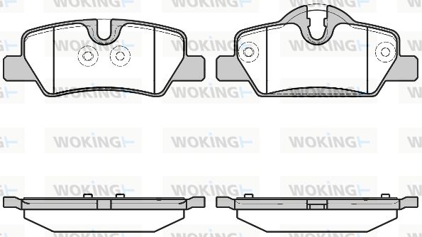 WOKING Piduriklotsi komplekt,ketaspidur P17003.00