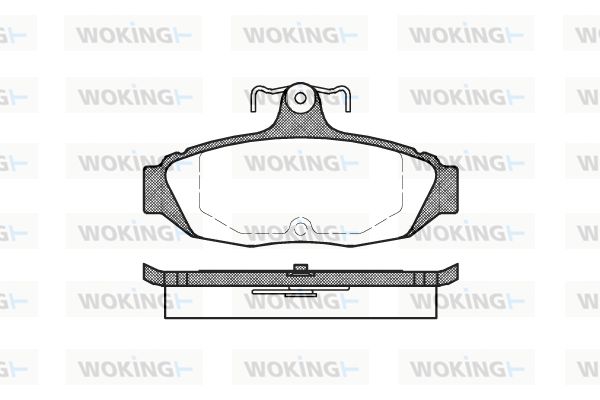 WOKING Piduriklotsi komplekt,ketaspidur P4283.00