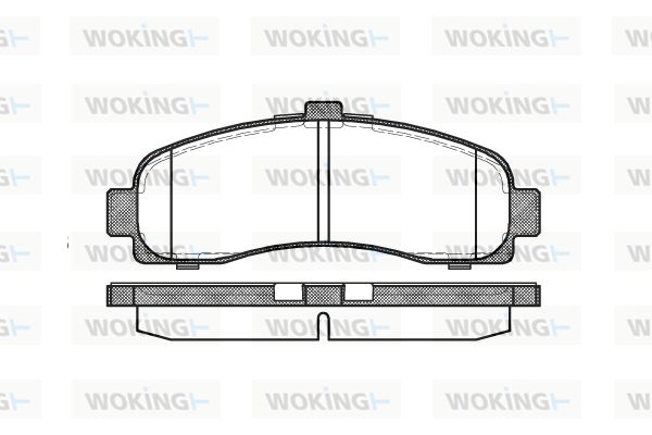 WOKING Piduriklotsi komplekt,ketaspidur P5313.10