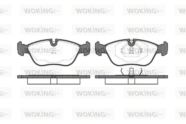 WOKING Piduriklotsi komplekt,ketaspidur P5463.00