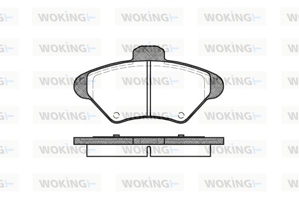 WOKING Piduriklotsi komplekt,ketaspidur P5523.00