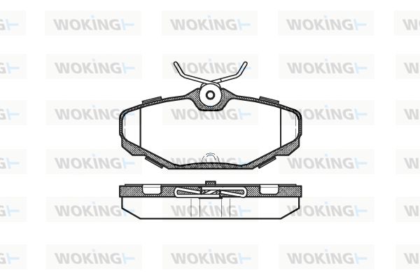 WOKING Piduriklotsi komplekt,ketaspidur P5553.00