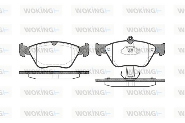 WOKING Piduriklotsi komplekt,ketaspidur P5683.00