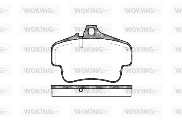 WOKING Piduriklotsi komplekt,ketaspidur P6733.00