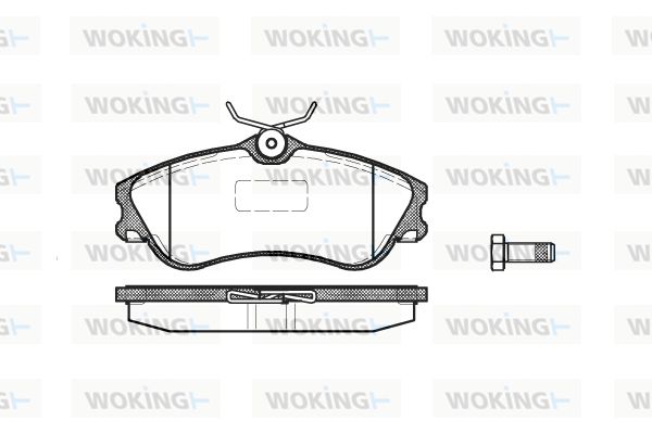 WOKING Piduriklotsi komplekt,ketaspidur P7343.00