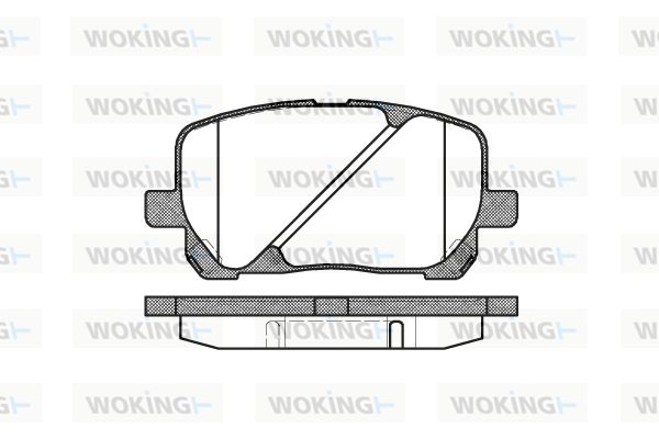 WOKING Piduriklotsi komplekt,ketaspidur P8543.00