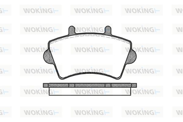 WOKING Piduriklotsi komplekt,ketaspidur P9193.00