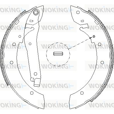 WOKING Piduriklotside komplekt Z4103.00