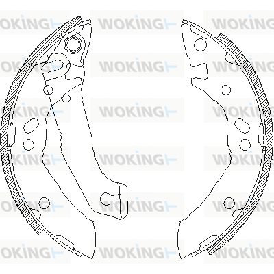 WOKING Piduriklotside komplekt Z4117.00