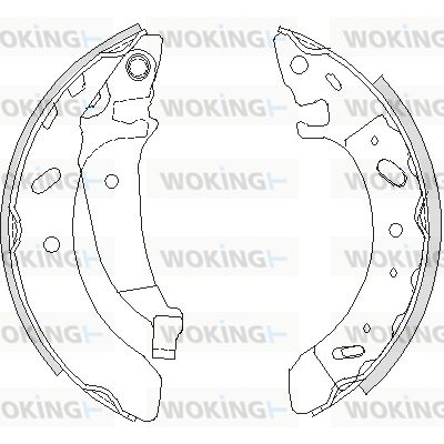 WOKING Piduriklotside komplekt Z4194.01