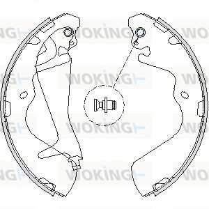 WOKING Тормозные колодки Z4215.00