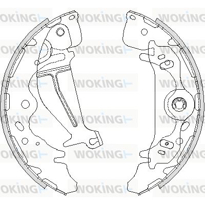 WOKING Тормозные колодки Z4219.00