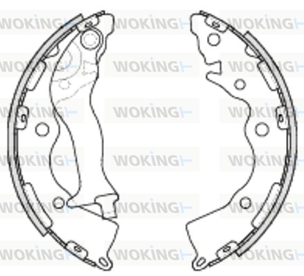 WOKING Тормозные колодки Z4234.00