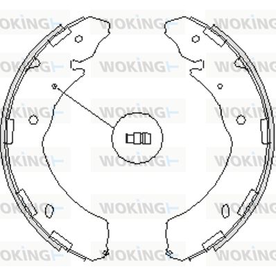 WOKING Тормозные колодки Z4236.00