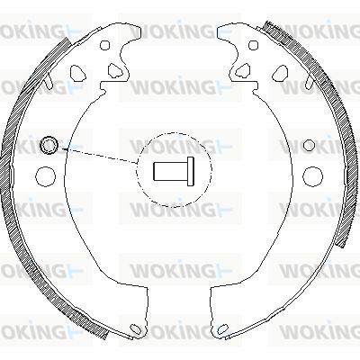 WOKING Piduriklotside komplekt Z4502.00