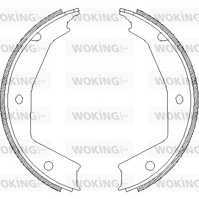 WOKING Piduriklotside komplekt,seisupidur Z4705.00