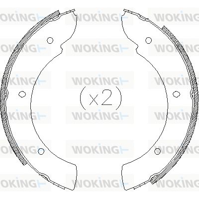 WOKING Piduriklots, seisupiduri tross Z4711.00