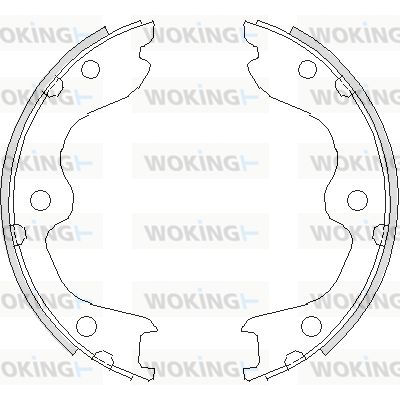 WOKING Piduriklots, seisupiduri tross Z4738.00