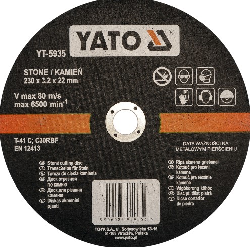 YATO lõikeketas, nurklihvkäi YT-5935