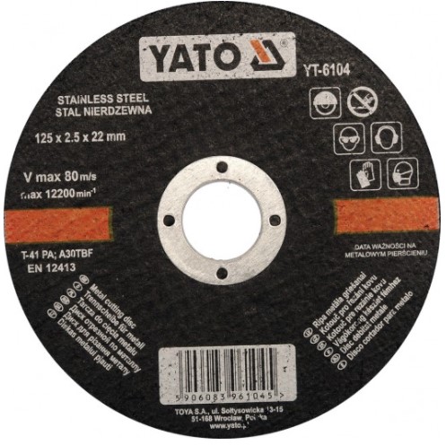 YATO lõikeketas, nurklihvkäi YT-6104