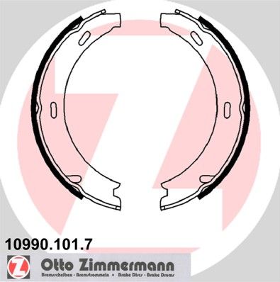 ZIMMERMANN Комплект тормозных колодок, стояночная тормозная с 10990.101.7