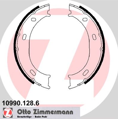 ZIMMERMANN Комплект тормозных колодок, стояночная тормозная с 10990.128.6