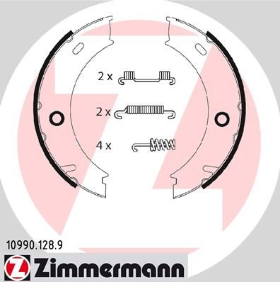 ZIMMERMANN Комплект тормозных колодок, стояночная тормозная с 10990.128.9