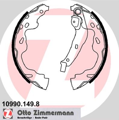 ZIMMERMANN Комплект тормозных колодок 10990.149.8