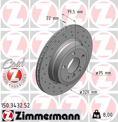 ZIMMERMANN Piduriketas 150.3432.52